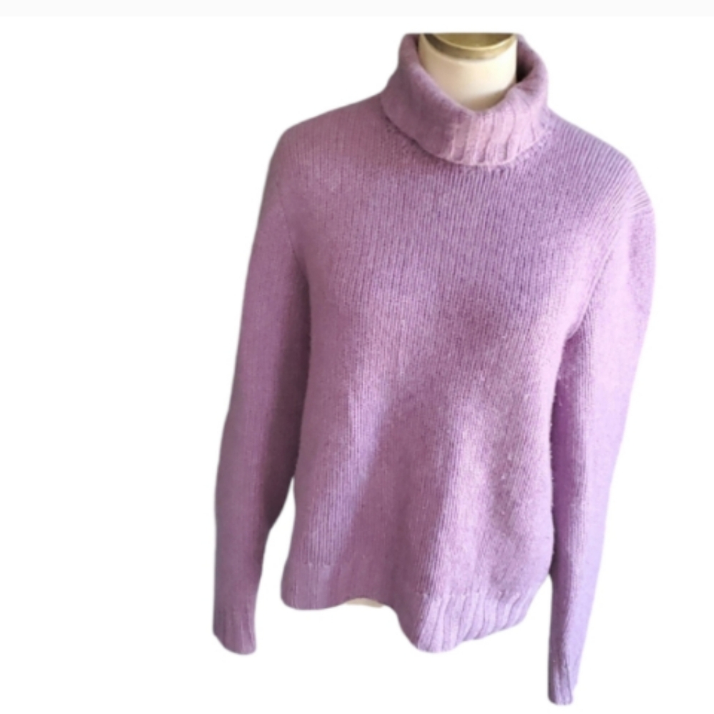 Polo Ralph Lauren purple turtleneck sweater size S